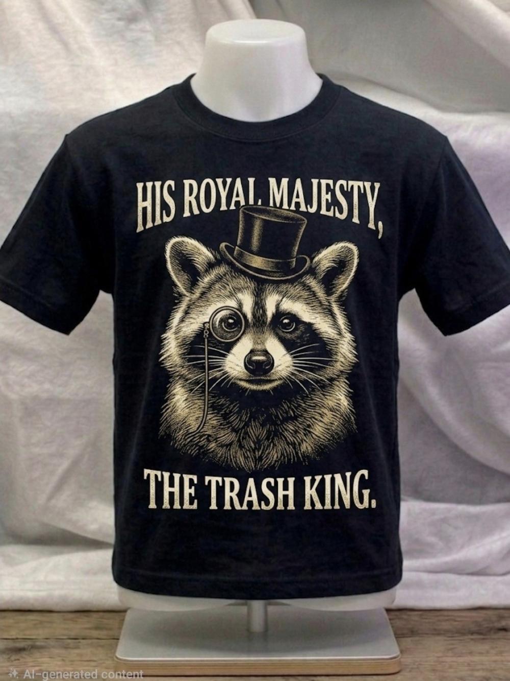 Graphic Tee - His Royal Majesty The Trash King